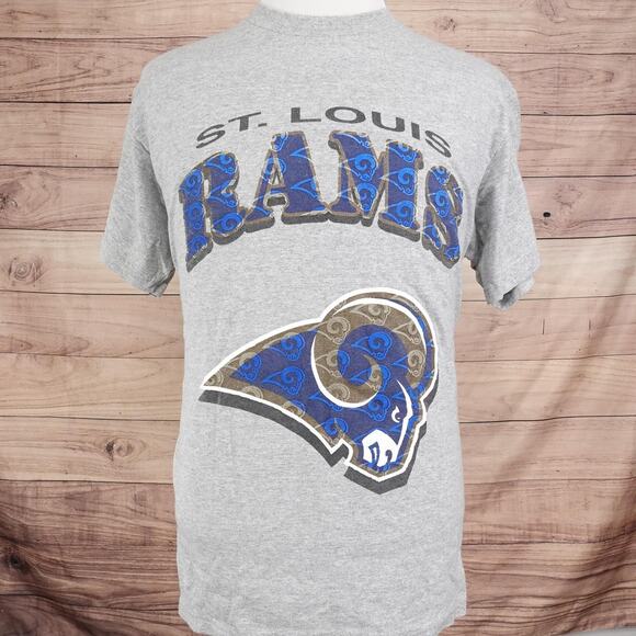 Vintage St. Louis Rams Shirt Mens Large NFL Football True Fan Vintage 90s - Picture 2 of 7